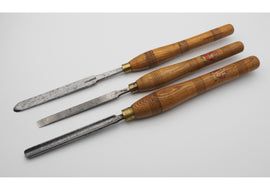 3 Good Turning Chisels by Various Good Makers