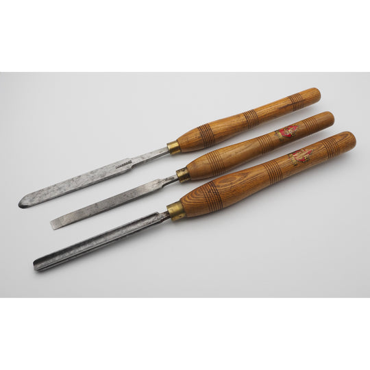 3 Good Turning Chisels by Various Good Makers