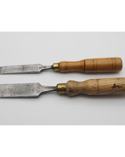 Good Pair of Mathieson Glasgow Firmer Chisels