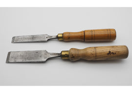 Good Pair of Mathieson Glasgow Firmer Chisels