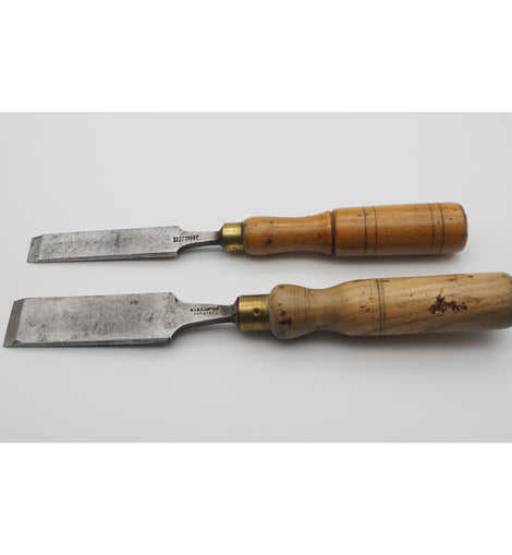 Good Pair of Mathieson Glasgow Firmer Chisels