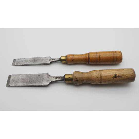 Good Pair of Mathieson Glasgow Firmer Chisels