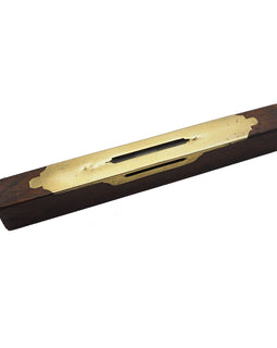 Good 19th Century Scottish Fancy Brass Inlaid Level