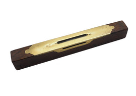 Good 19th Century Scottish Fancy Brass Inlaid Level