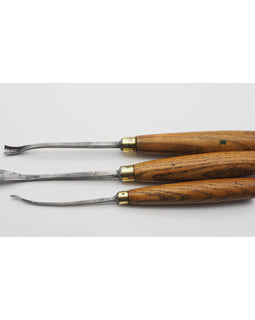 Set of 3 Very Good Spoon Gouges by Henry Taylor