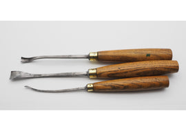 Set of 3 Very Good Spoon Gouges by Henry Taylor
