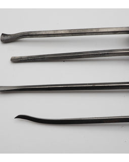 4 Early Antique Small Carving Chisels
