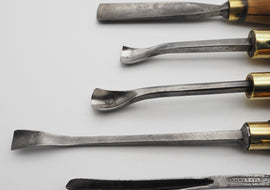 5 Superb Large Size Carving Chisels by Henry Taylor