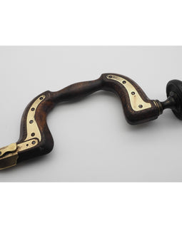 Well Used Early Marples Beech & Brass Lever Brace