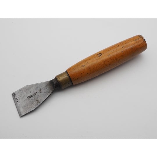 RARE 1 3/4" Wide Sash Pocket Chisel by A. Ridge, Sheffield