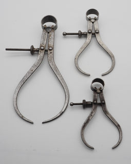 Nice Graduated Set of 3 Spring Callipers by Moore & Wright