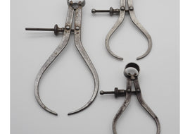 Nice Graduated Set of 3 Spring Callipers by Moore & Wright