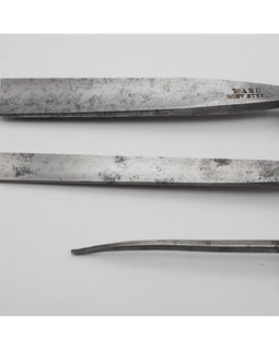 3 Antique Woodcarving Chisels. Addis & Ward