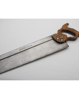 14" Heavy Steel Back Tenon Saw by Garrick & Craig of Glasgow