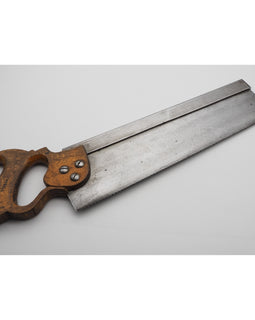 14" Heavy Steel Back Tenon Saw by Garrick & Craig of Glasgow
