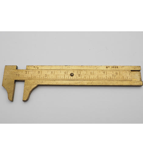 Basically Unused Rabone Brass Calliper Gauge