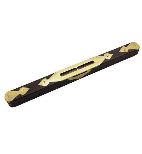 Highly Decorative Scottish Rosewood & Brass Level