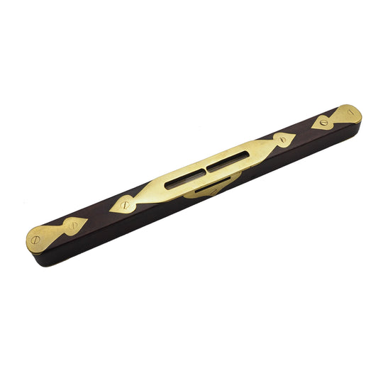 Highly Decorative Scottish Rosewood & Brass Level