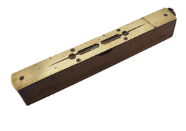 Good Walnut & Brass Sighting Level