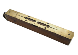 Good Walnut & Brass Sighting Level