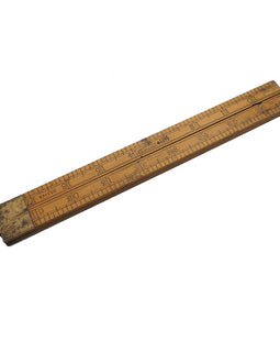Rabone 3 Foot 4 Fold Boxwood & Brass Rule