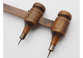 Gorgeous Set of Wooden Wheelwrights Trammels