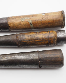 Three Early Socketed Mortice Chisels
