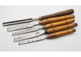 5 Good Turning Chisels by Bagshaw & Mathieson