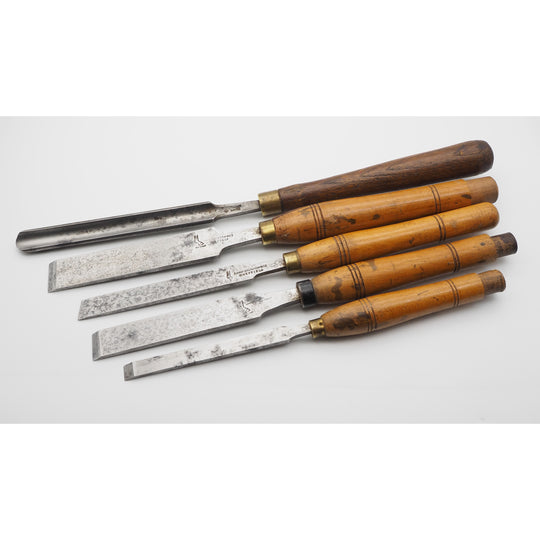 5 Good Turning Chisels by Bagshaw & Mathieson