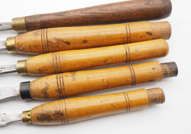 5 Good Turning Chisels by Bagshaw & Mathieson