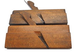 Matched Pair of No. 10 Round & Hollows by Malloch