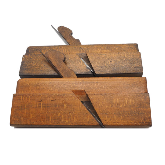 Matched Pair of No. 10 Round & Hollows by Malloch