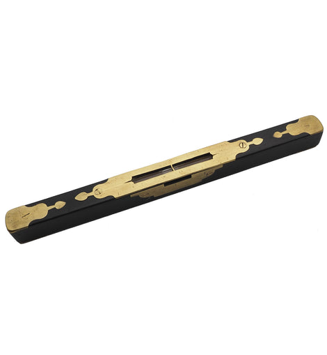 19th Century Ebony & Fancy Brass Inlaid Scottish Level