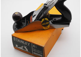 Brand New "Old Stock" Stanley England No. 4 1/2 Smoothing Plane. Boxed