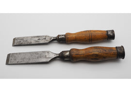 2 Good Heavy Duty Mortice Chisels by Sorby & Hildick
