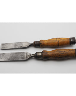 2 Good Heavy Duty Mortice Chisels by Sorby & Hildick