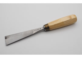 Large 1 1/2" Wide Fishtail Carving Gouge by Auriou