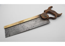 19th Century Sorby 12" Brass Bck Tenon Saw