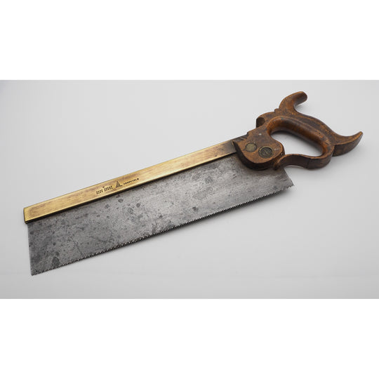 19th Century Sorby 12" Brass Bck Tenon Saw