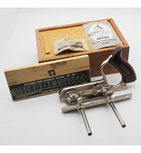 Good Clean Stanley England No. 50 Small Combination Plane