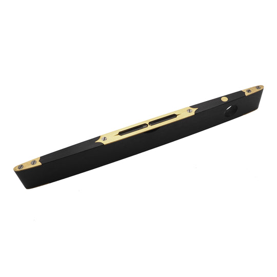 RARE Preston Birmingham 12" Ebony & Brass Boat Level
