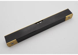 Fine Clean 6" Long Preston Ebony & Brass Level