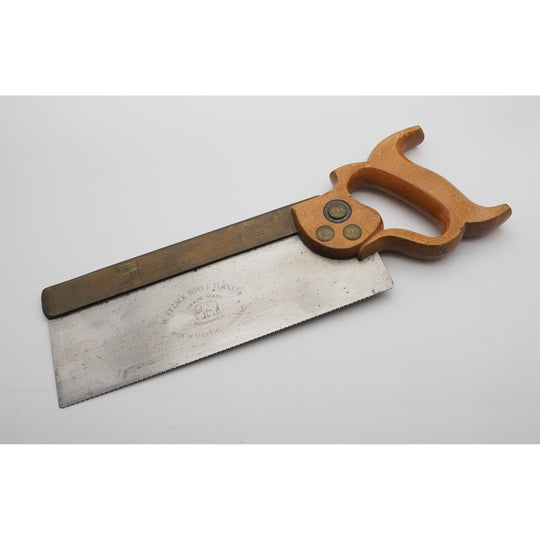Fine Little Used Tyzack Brass Backed Gents Saw