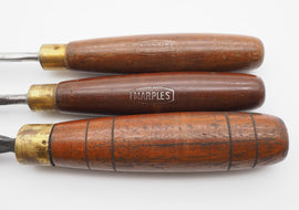 3 Good William Marples Carving Gouges