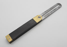 Early Ebony & Brass Stock Angle Bevel