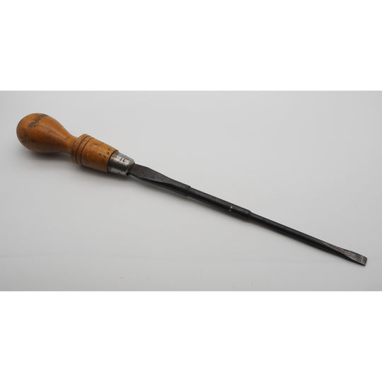 Nice 18 1/2" Long Scottish Spindle Screwdriver