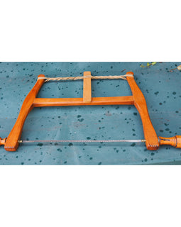 19th Century Beech & Boxwood Bow saw