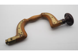 Good Brass Inlaid Beech Button Chuck Brace by Sorby