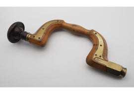 Good Brass Inlaid Beech Button Chuck Brace by Sorby