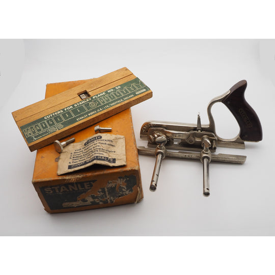 Little Used Stanley England No. 50 Combination Plane. Complete.